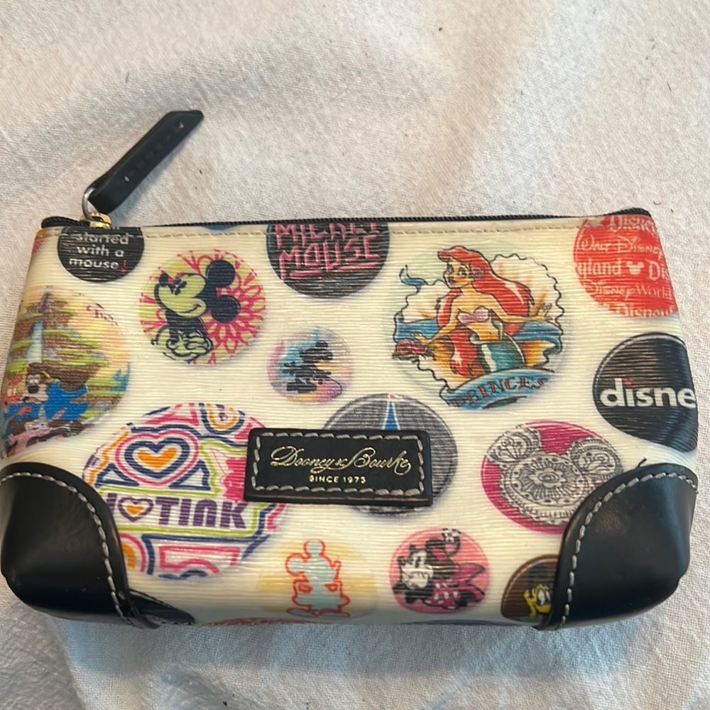 Disney Dooney & Bourke Buttons Cosmetic Bag/pouch